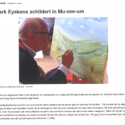 Mark Eyskens schildert in mu-zee-um